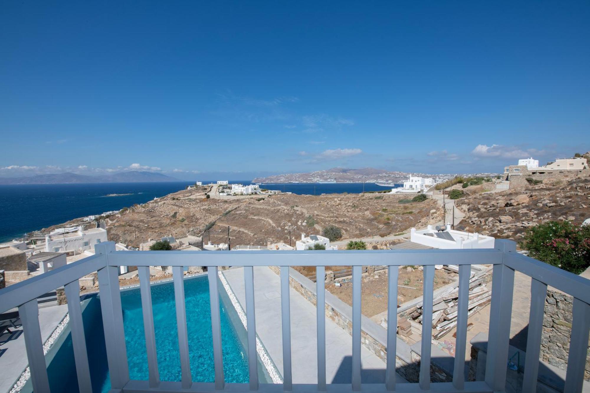 Mykonos Town Villa Anema Mykonos - Blue Views Mykonos Villas מראה חיצוני תמונה