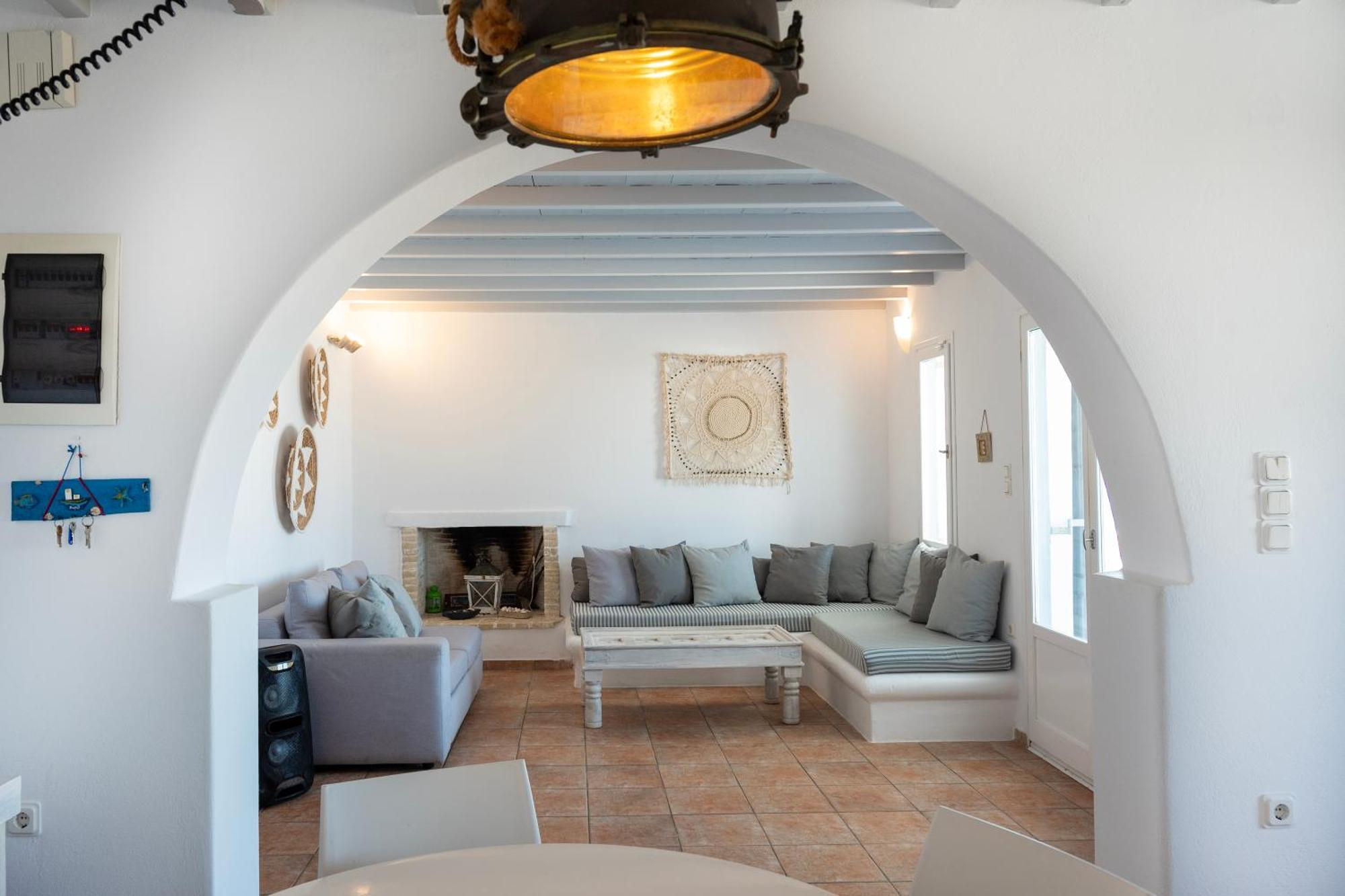 Mykonos Town Villa Anema Mykonos - Blue Views Mykonos Villas מראה חיצוני תמונה