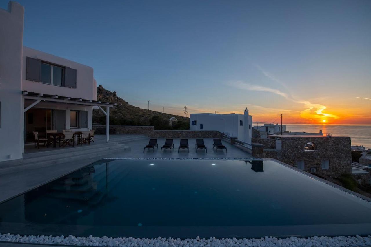 Mykonos Town Villa Anema Mykonos - Blue Views Mykonos Villas מראה חיצוני תמונה