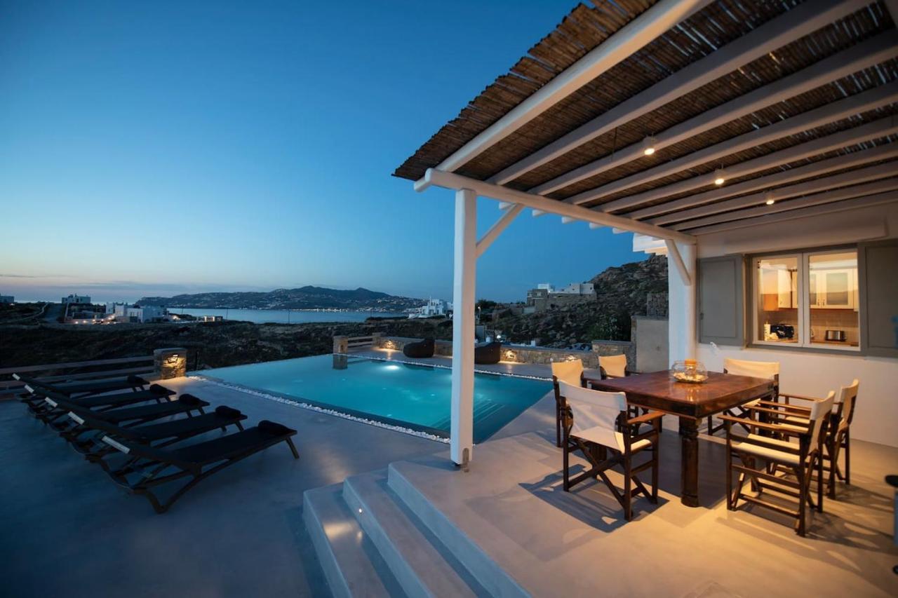 Mykonos Town Villa Anema Mykonos - Blue Views Mykonos Villas מראה חיצוני תמונה
