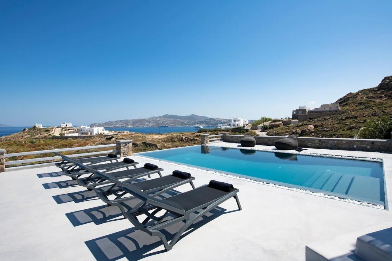 Mykonos Town Villa Anema Mykonos - Blue Views Mykonos Villas מראה חיצוני תמונה