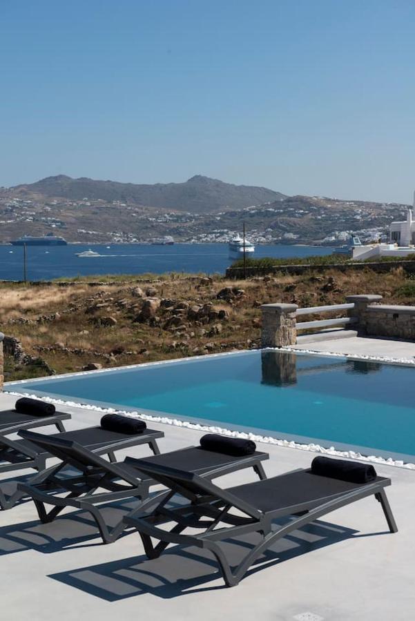 Mykonos Town Villa Anema Mykonos - Blue Views Mykonos Villas מראה חיצוני תמונה
